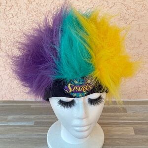 Los Angeles Sparks womens basketball Multicolor Fuzzy Hat hair WNBA